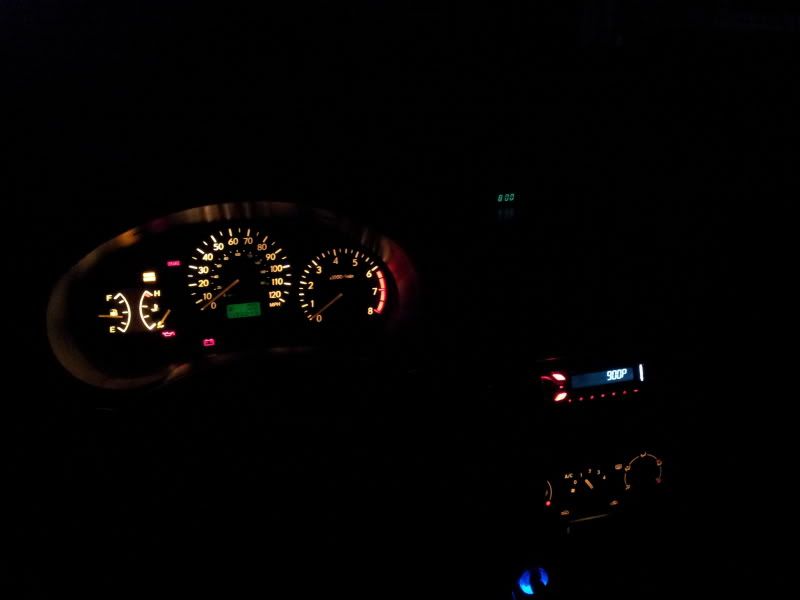 LED gauge cluster conversion for 02+ Impreza Subaru Impreza GC8 & RS