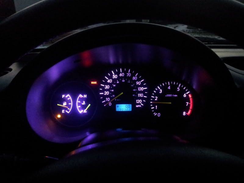 LED gauge cluster conversion for 02+ Impreza Subaru Impreza GC8 & RS
