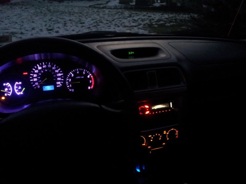 LED gauge cluster conversion for 02+ Impreza Subaru Impreza GC8 & RS