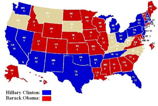 Election Map 2008