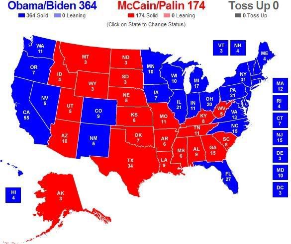 Presidential Election Map 08