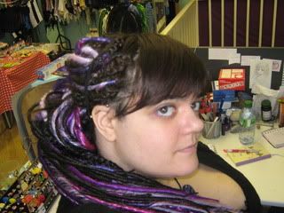 Super Long Purple Dreads Hair Extensions Forum