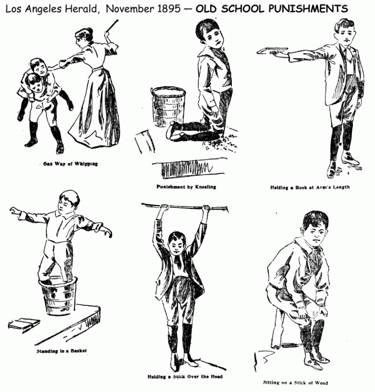 School Corporal Punishment timeout punishment (standing with hands up