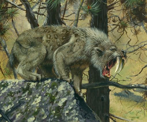 Smilodon Mengenal 8 Hewan Purba Paling Terkenal