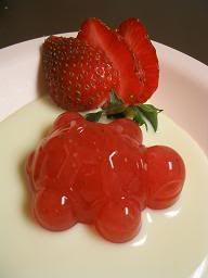 puding strawberry