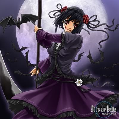 Black-Haired Anime Girl from Silver Rain Pictures, Images and Photos