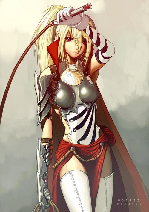 Anime Girl Knight