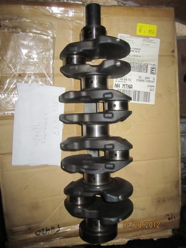 FS K20Z1 bare block, crankshaft and k24 rocker arm assemblies Honda / Acura K20a K24a Engine