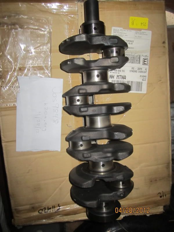 FS K20Z1 bare block, crankshaft and k24 rocker arm assemblies Honda / Acura K20a K24a Engine