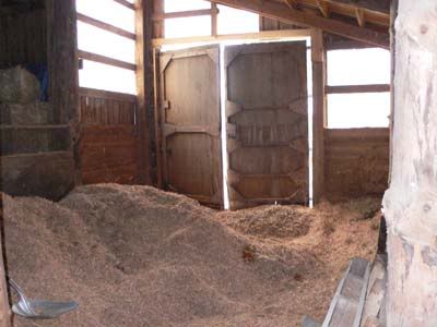 Hay Barn Sawdust
