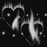 black flaming hearts Pictures, Images and Photos