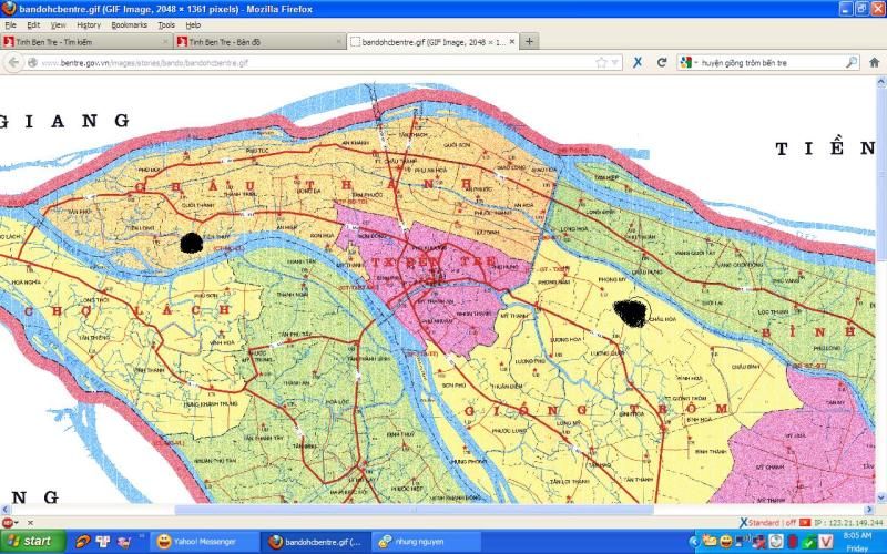 [Hỏi các bác xứ dừa] Đường đi ở Bến Tre ?