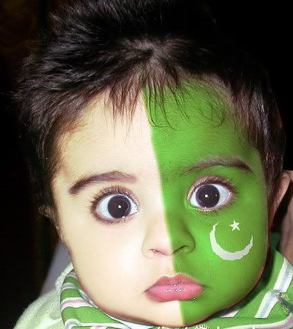 pakistan face painting