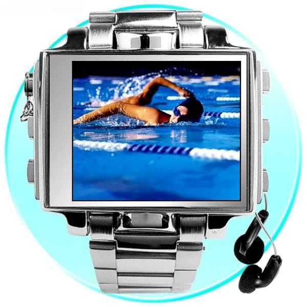 ValUShops at eBay - Ultimate Style 4GB Steel MP4 Player Watch - 1.8 Inch Screen