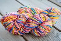 "Sunset Beach" on 3 Ply Merino dyed by Heidi Reduced!