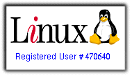The GNU/Linux Counter Project - user number # 470640