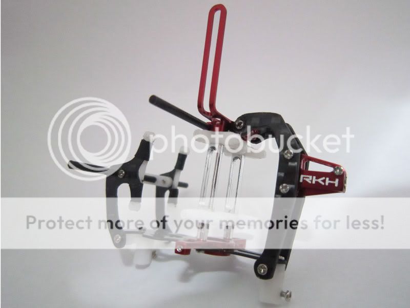   Fiber CF Main Frame (Black Red)   Blade mCP X / V2     MCPX454 R