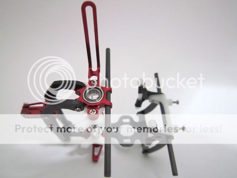   Fiber CF Main Frame (Black Red)   Blade mCP X / V2     MCPX454 R